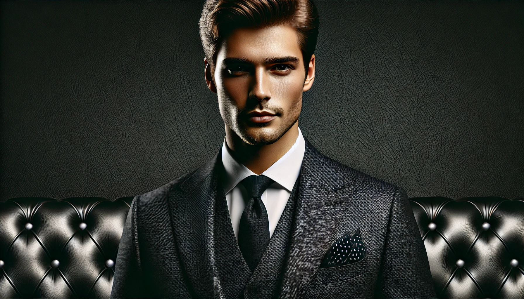 Homem com barba estilosa